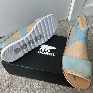 SOREL Ella II Sandal - Crushed Blue Size 9